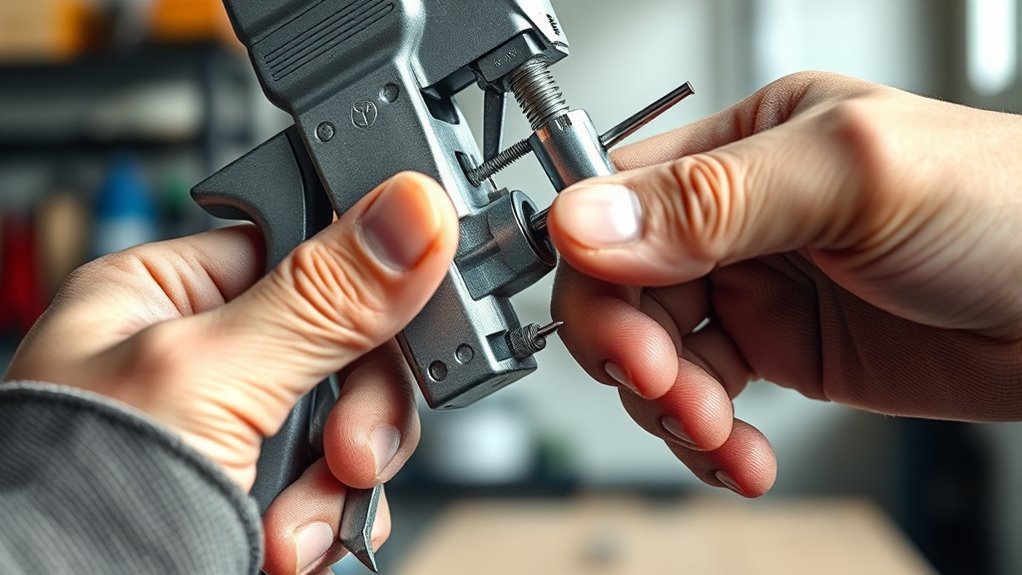 release trigger remove rivet