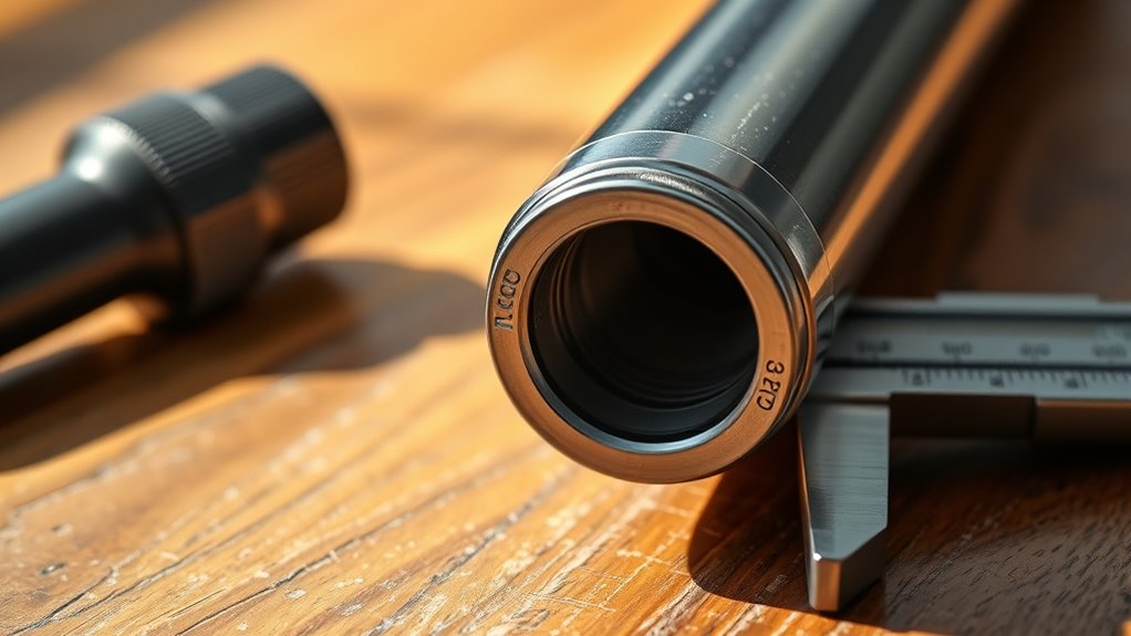remove muzzle devices before measuring