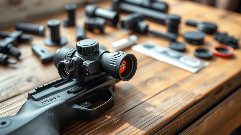 reticle brightness lens clarity