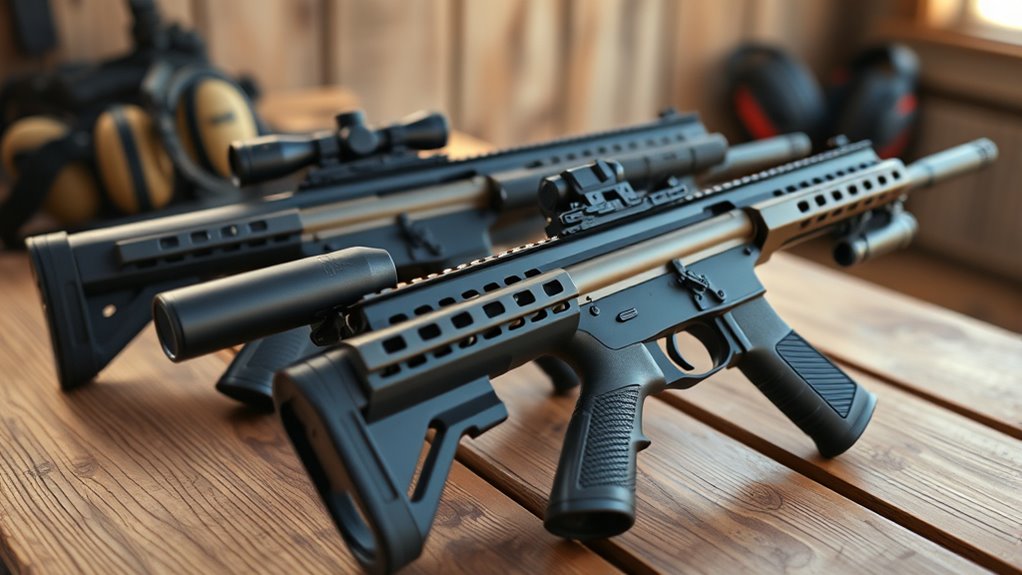 rifle compatibility and ergonomics