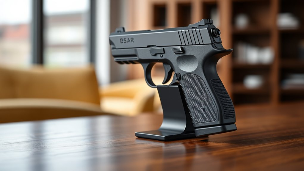 secure versatile pistol mounting