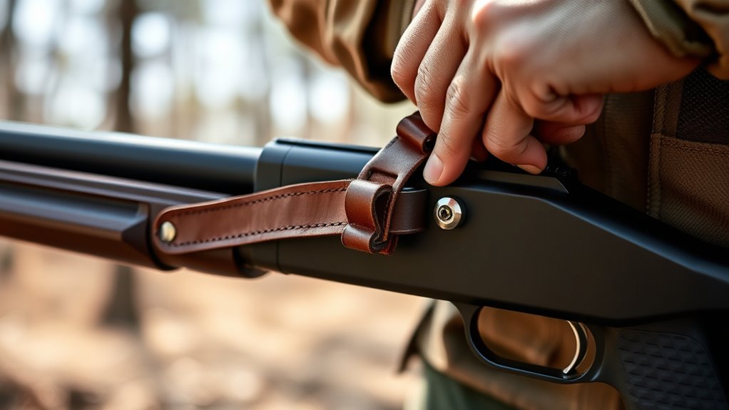securely attach sling hardware