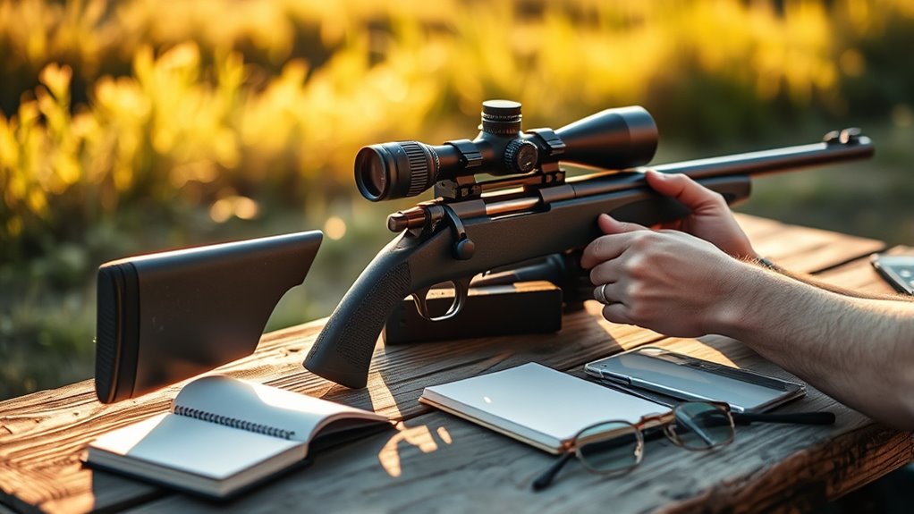 setting up rifle scope