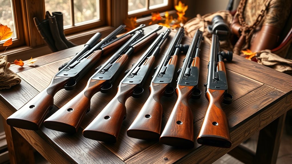 seven rifles for hunting