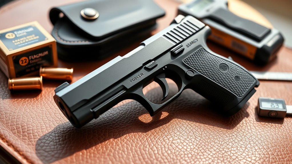 size weight caliber concealment