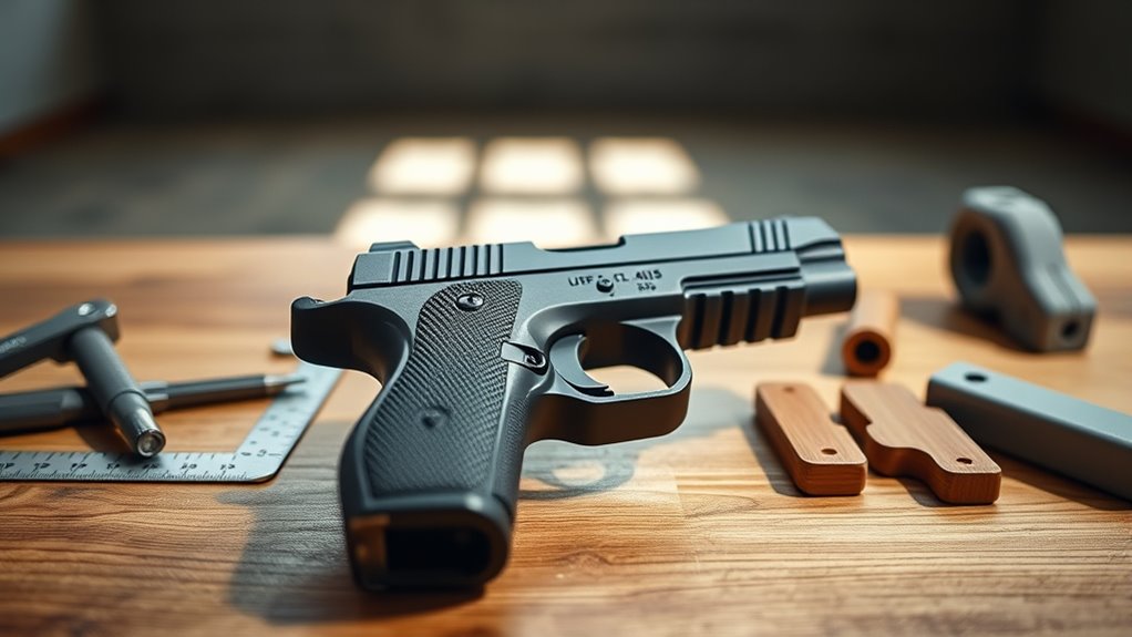 small hand friendly airsoft pistol