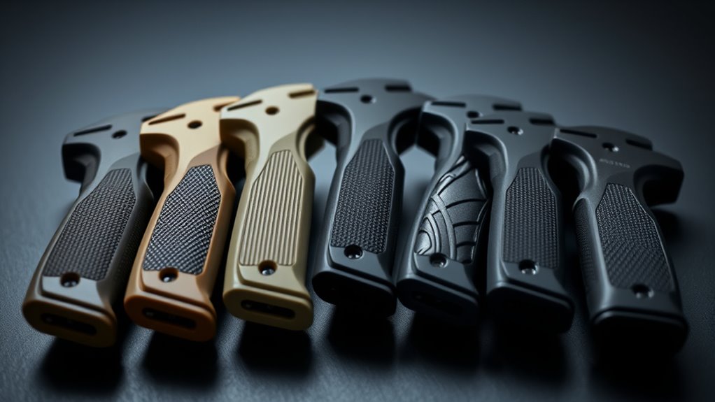 small hands ar pistol grips