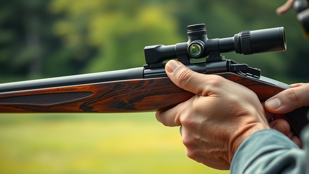 stable balanced shooting posture