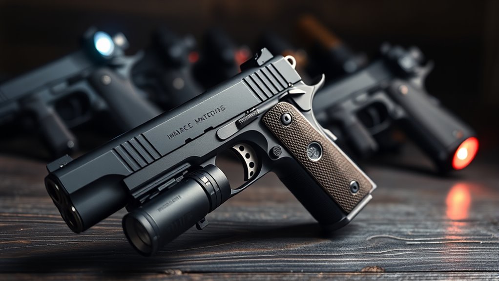 top 1911 pistol lights