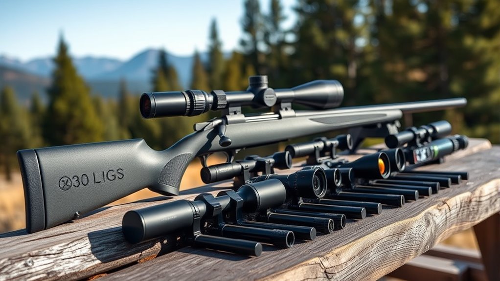 top 350 legend rifle scopes