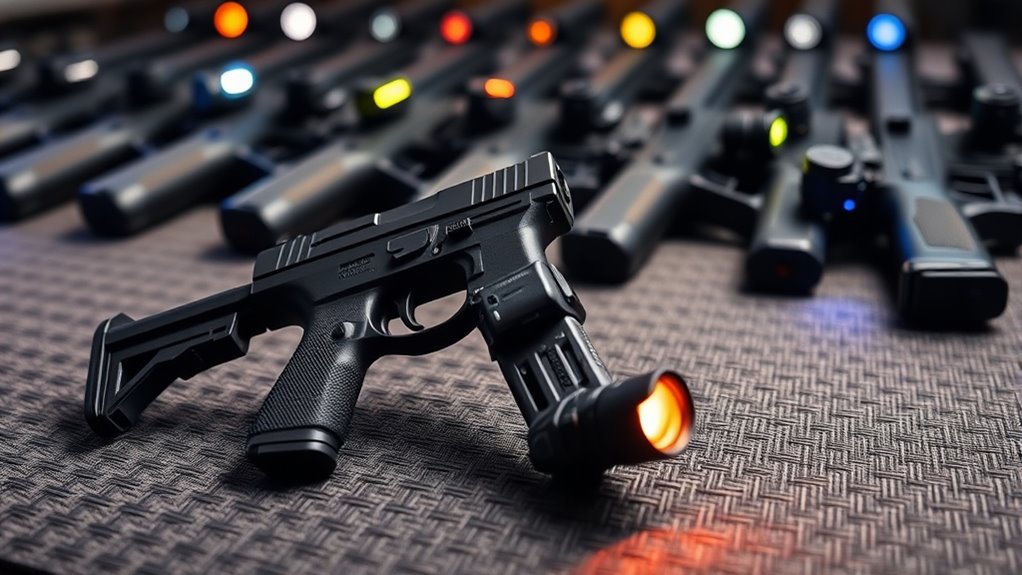top airsoft pistol tac lights