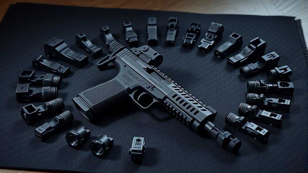top ar15 pistol iron sights