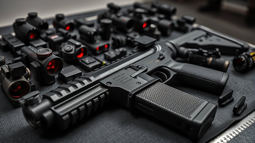 top ar pistol optic setups