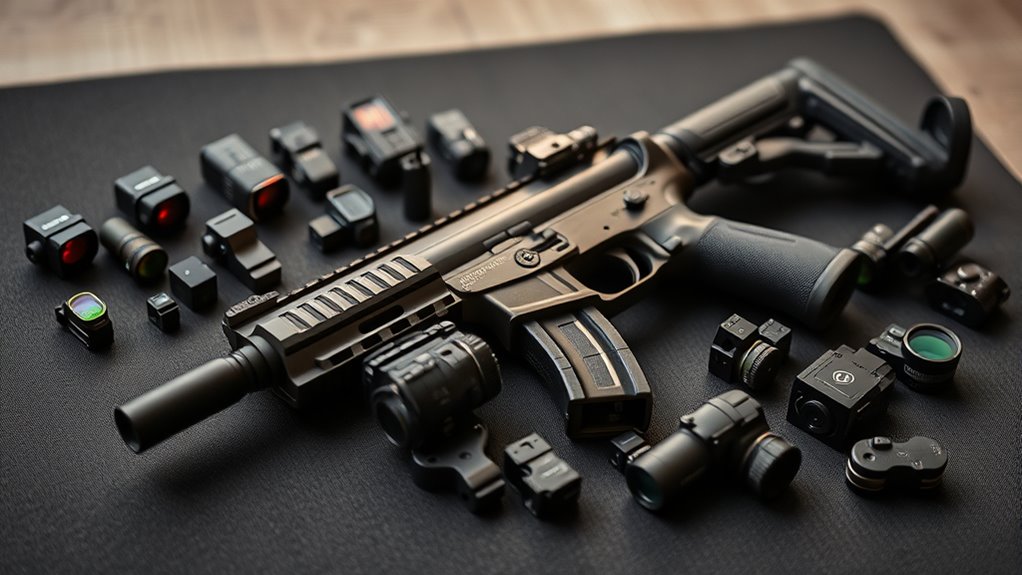 top ar pistol optics
