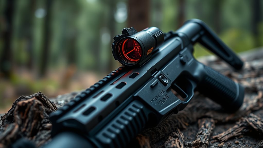 top ar pistol red dot