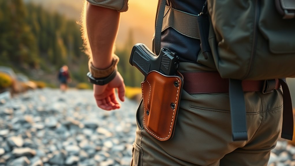 top backpacking pistol holsters