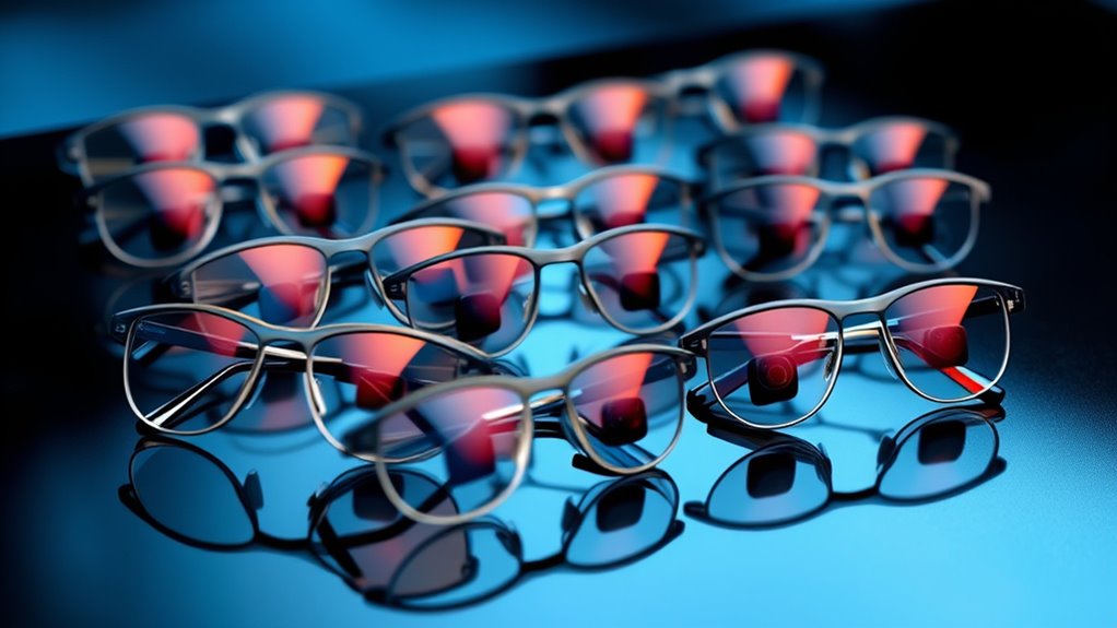 top camera enabled smart glasses