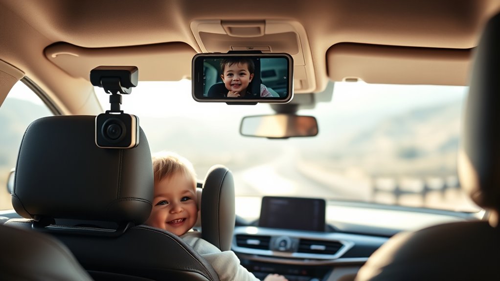 top car baby cameras