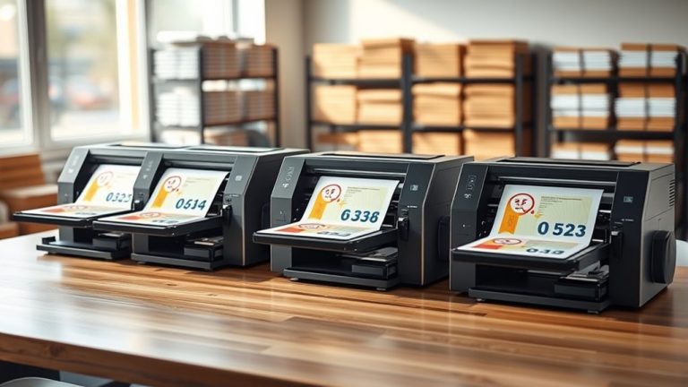 top cardboard printing devices