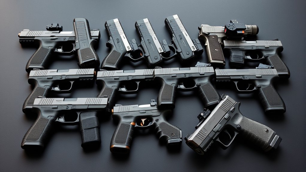 top carry optics pistols