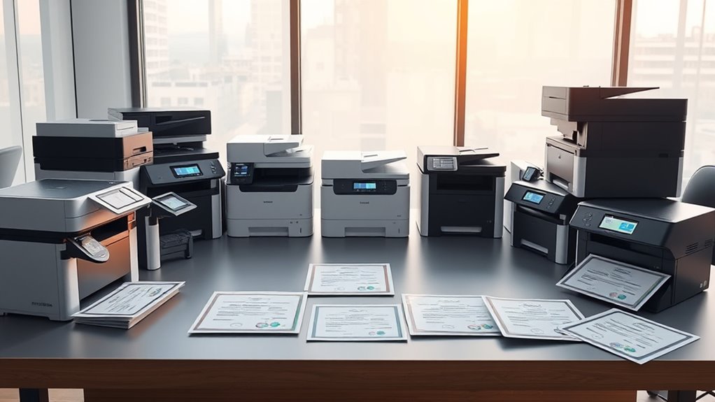 top certificate printer choices