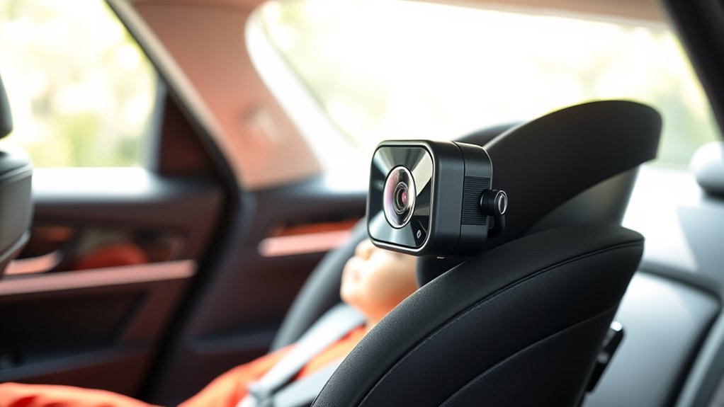 top child car seat cameras