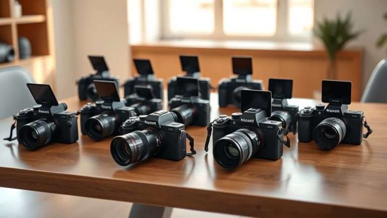 top flip screen cameras