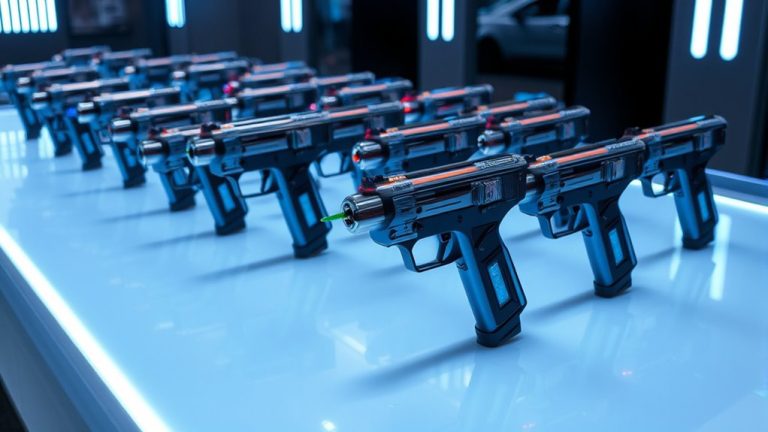 top futuristic laser pistols