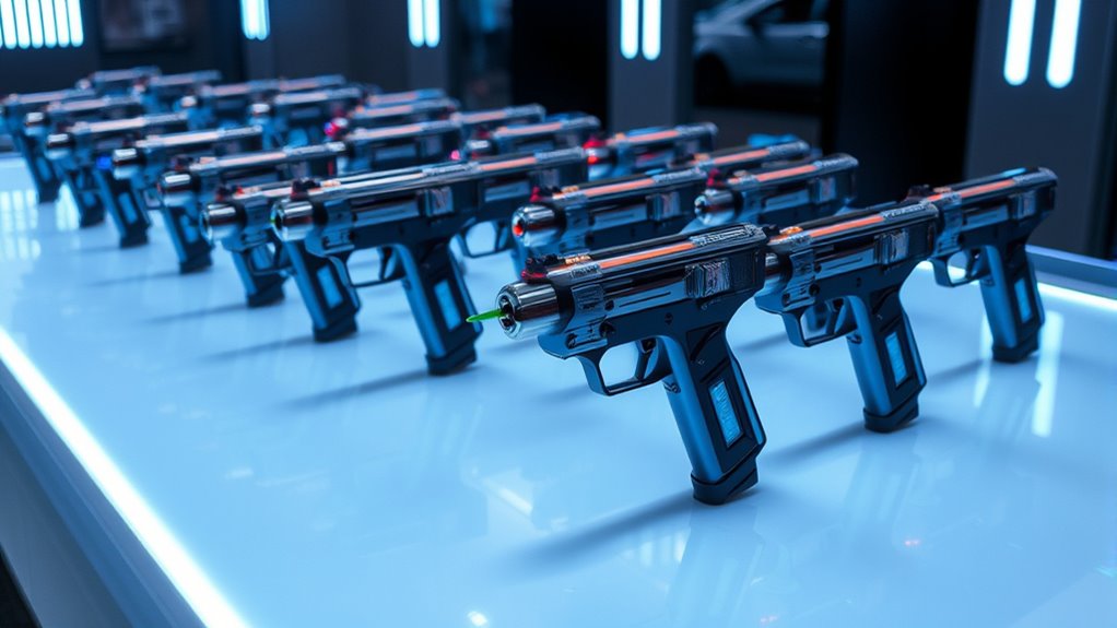 top futuristic laser pistols