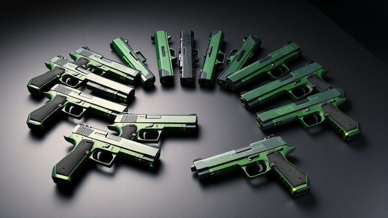 top green gas airsoft pistols