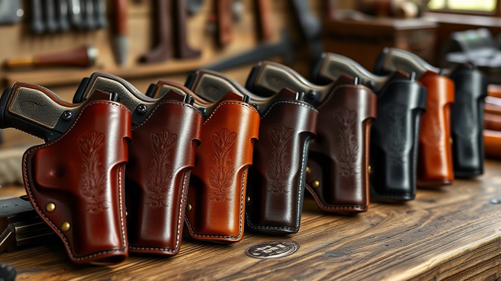 top leather holster selections