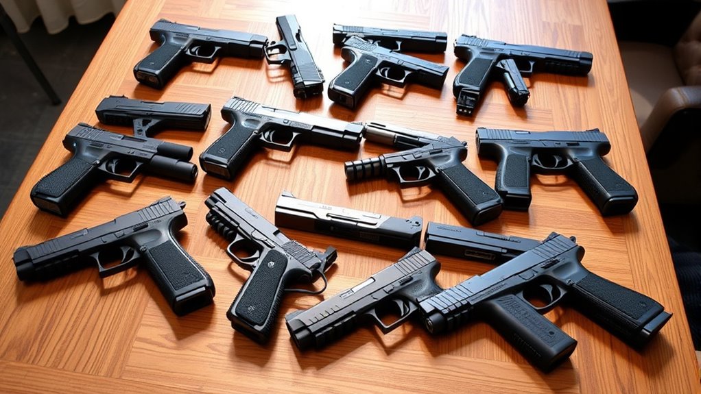top left hand pistol picks