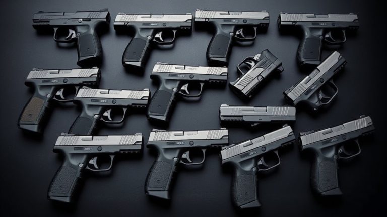 top left hand pistols