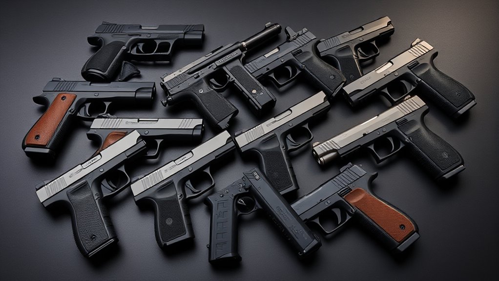 top left handed carry pistols