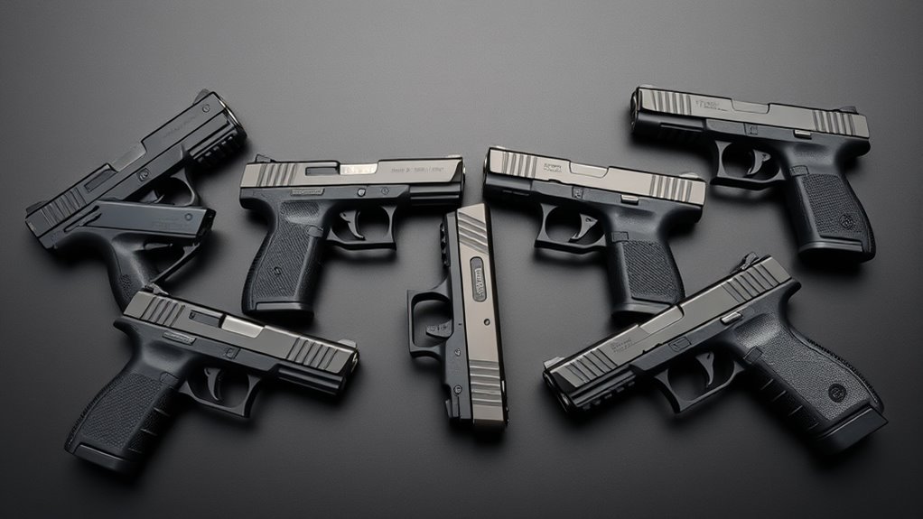 top left handed pistols