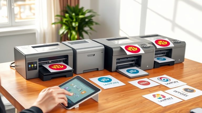 top logo sticker printers