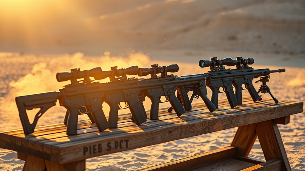 top long range assault rifles