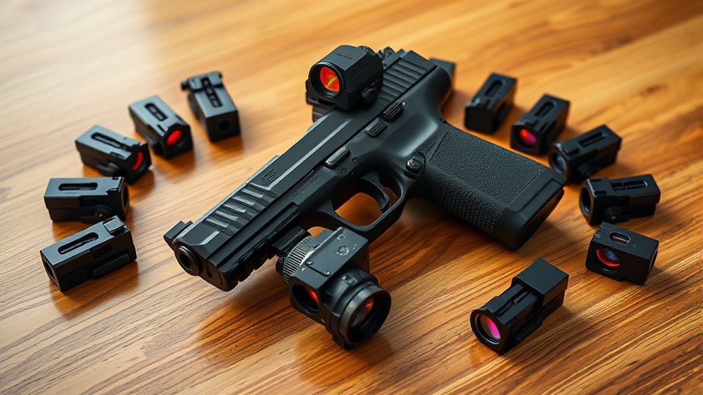 top m18 red dot sights