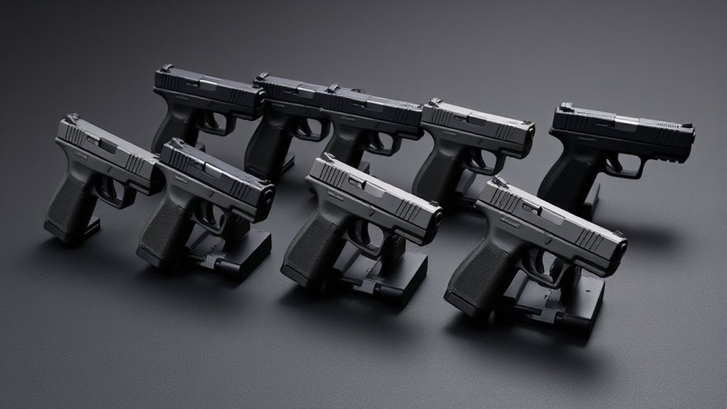 top magnetic pistol mounts