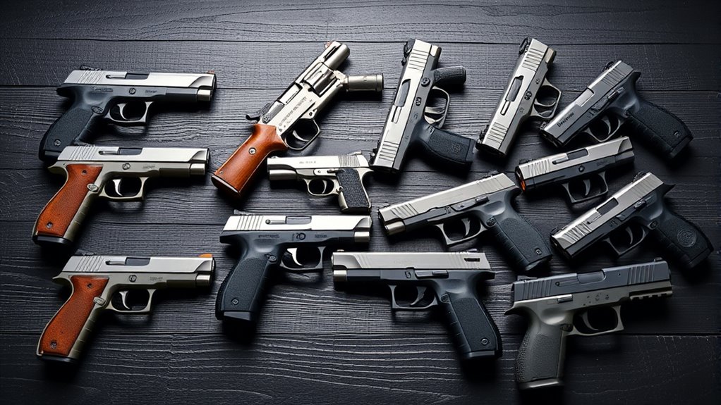 top metal frame pistols