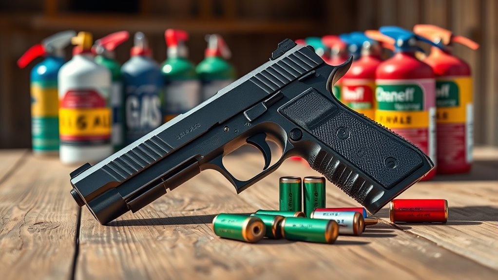 top pistol gas choices