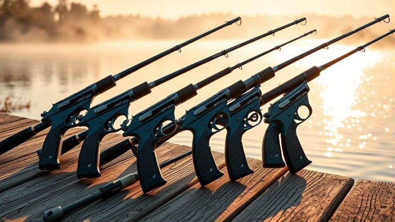 top pistol grip fishing rods