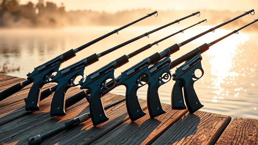 top pistol grip fishing rods