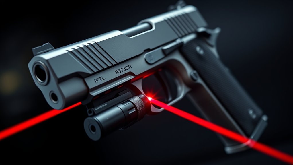 top pistol laser light combos