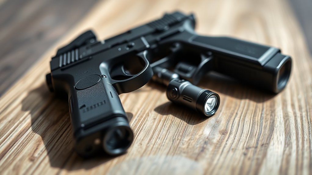 top pistol light guide