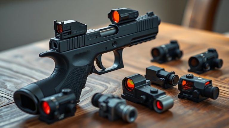 top pistol red dot moa