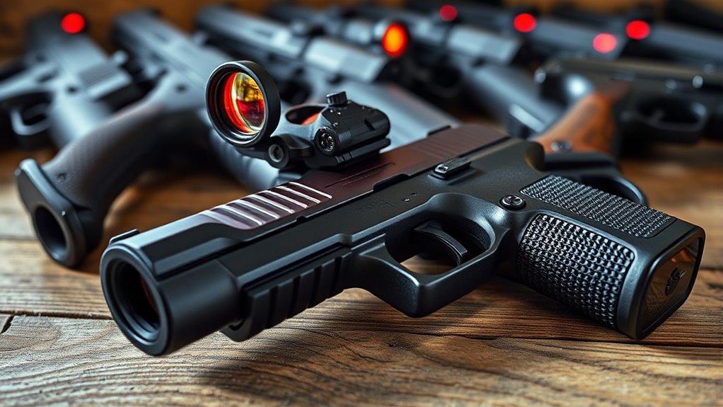 top pistol red dot sights