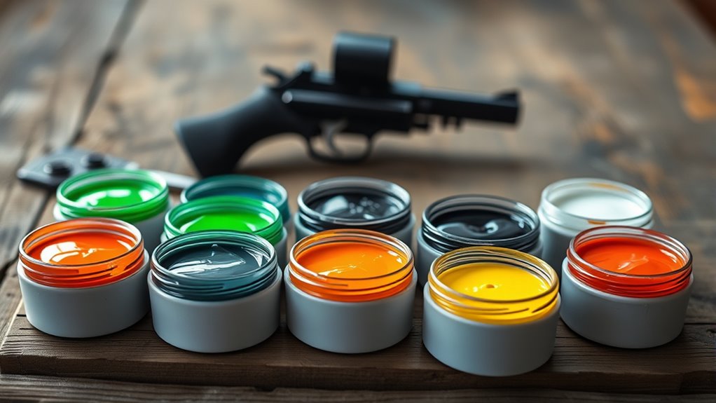 top pistol sight paints