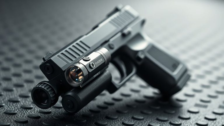 top rail mounted pistol lights