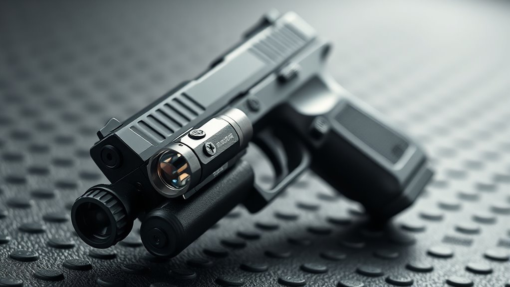 top rail mounted pistol lights